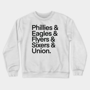 Philadelphia Team Sports Nicknames Crewneck Sweatshirt